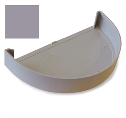 11" Endebund grå Plastmo